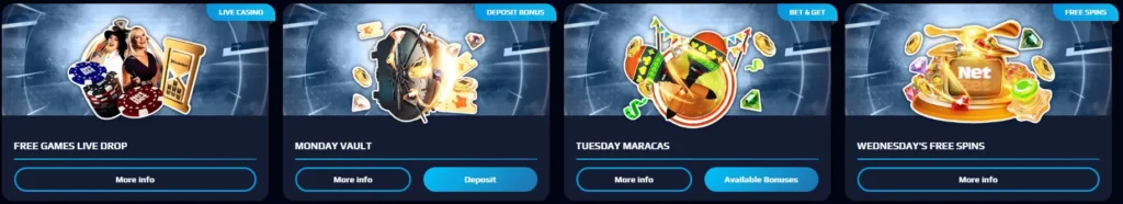 Dagelijkse toernooien van NetBet Casino