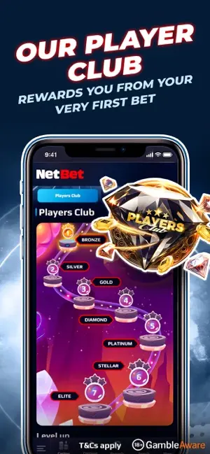 Inloggen op de NetBet mobiele app